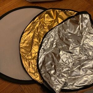 NEW 3-in-1 photography light reflector round